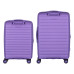 Набір валіз 2E, Aero, поліпропілен, (M+S), TSA, 4 колеса, EXP, лавандовий