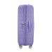 Валіза American Tourister, Soundbox, поліпропілен, велика, 77см,  97/110л, TSA, 4 колеса, EXP, лавандовий