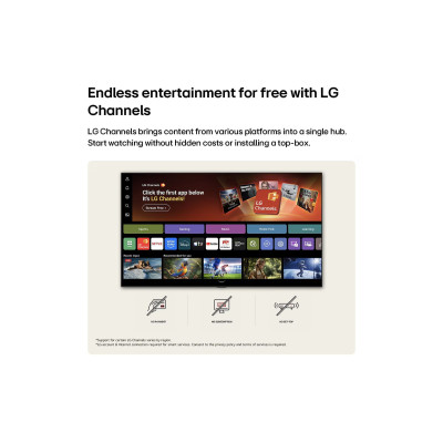 Телевізор 43" LG UHD 4K 60Hz Smart WebOS Black Телевізор 43" LG UHD 4K 60Hz Smart WebOS Black