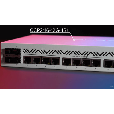 Маршрутизатор MikroTik Cloud Core Router CCR2116-12G-4S+ Маршрутизатор MikroTik Cloud Core Router CCR2116-12G-4S+