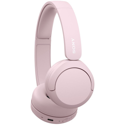 Навушники On-ear Sony WH-CH520 BT 5.2, SBC, AAC, Wireless, Mic, Рожевий