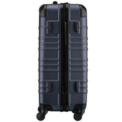 Валіза Wenger, Amplar, середня, пластик, 4 колеса, синя