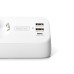 Блок розеток DIGITUS Office, 3xSchuko, 2xUSB-A, 1xUSB-C, 16A, 1.5м, вилка Schuko, білий