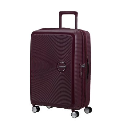 Валіза American Tourister, Soundbox, поліпропілен, середня, 67см, 71.5/81л, TSA, 4 колеса, EXP, бордовий Валіза American Tourister, Soundbox, поліпропілен, середня, 67см, 71.5/81л, TSA, 4 колеса, EXP, бордовий