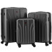 Набір валіз Wenger, Oryson 3 в 1, (S,M,L), пластик, 4 колеса, сірий