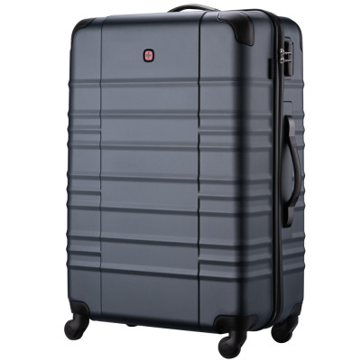 Валіза Wenger, Amplar, велика, пластик, 4 колеса, синя