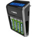 Зарядний пристрій VARTA LCD Plug Charger + Акумулятор NI-MH AA 2100 мАг, 4 шт.