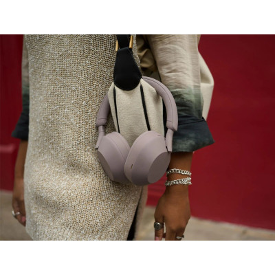 Навушники Over-ear Sony WH-1000XM5 BT 5.2, ANC, Hi-Res, AAC, LDAC, Wireless, Mic, Рожевий