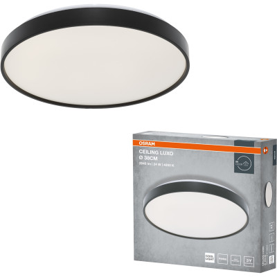 Світильник накладний OSRAM CEILING LUXO 24Вт 4000К чорний