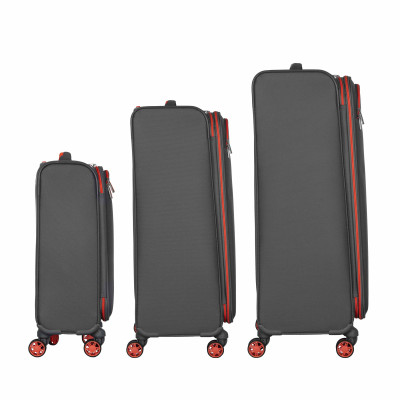 Набір валіз 2E, Trek, (L+M+S), TSA, 4 колеса, + 3 рюкзаки Cabin (2E-BPET-CABIN-GR), поліестр, сірий Набір валіз 2E, Trek, (L+M+S), TSA, 4 колеса, + 3 рюкзаки Cabin (2E-BPET-CABIN-GR), поліестр, сірий