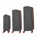 Набір валіз 2E, Trek, (L+M+S), TSA, 4 колеса, + 3 рюкзаки Cabin (2E-BPET-CABIN-GR), поліестр, сірий Набір валіз 2E, Trek, (L+M+S), TSA, 4 колеса, + 3 рюкзаки Cabin (2E-BPET-CABIN-GR), поліестр, сірий