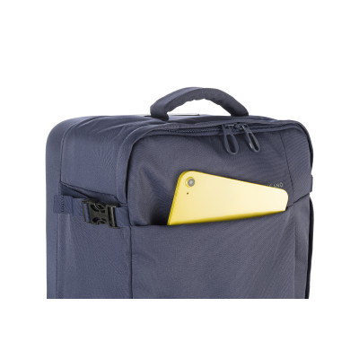 Сумка дорожня на 2-х колесах, Tucano Tugo M Trolley, 45л, поліестер, синя Сумка дорожня на 2-х колесах, Tucano Tugo M Trolley, 45л, поліестер, синя