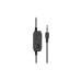 Гарнітура ПК моно On-ear 2E CH11 mini-jack, omni-mic, 1.2м, чорний