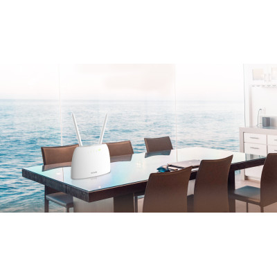 Маршрутизатор TENDA 4G06 N300, 4G/LTE, 1xFE LAN, 1xFE LAN/WAN, 1xRJ11, Cлот для SIM-карти Маршрутизатор TENDA 4G06 N300, 4G/LTE, 1xFE LAN, 1xFE LAN/WAN, 1xRJ11, Cлот для SIM-карти