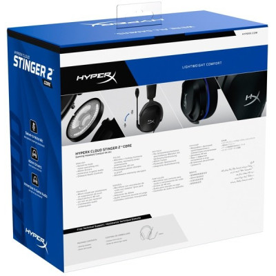 Гарнітура HyperX Cloud Stinger 2 Core PS5/PS4, mini-jack, чорно-синій