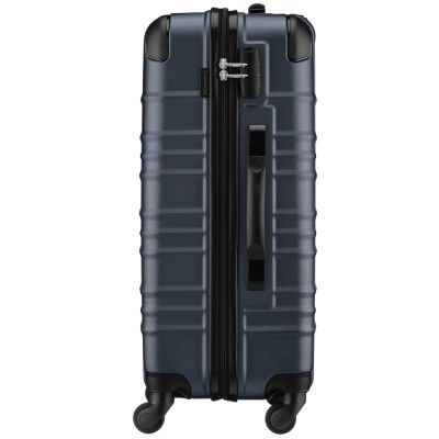 Валіза Wenger, Amplar, середня, пластик, 4 колеса, синя