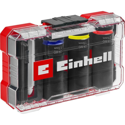 Набір ударних торцевих головок Einhell 80мм 1/2 Набір ударних торцевих головок Einhell 80мм 1/2