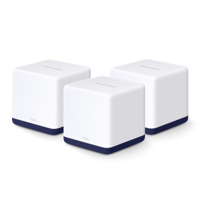 Система WiFi-Mesh MERCUSYS Halo H50 AC1900, 3xGE LAN/WAN, 3мод