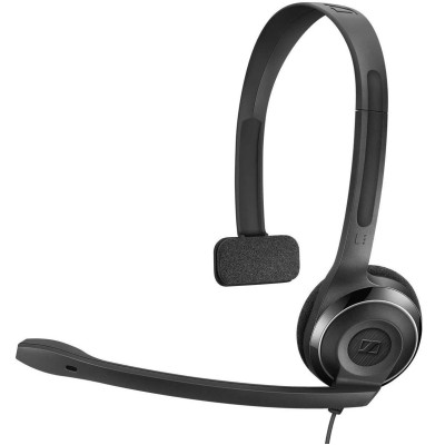 Гарнітура комп'ютерна моно On-Ear EPOS PC 7 Chat, USB, односпрямований, 2м, Чорний Гарнітура комп'ютерна моно On-Ear EPOS PC 7 Chat, USB, односпрямований, 2м, Чорний