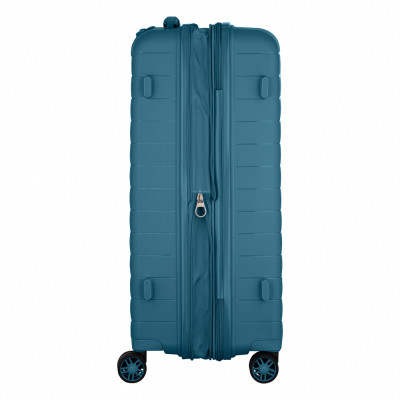 Валіза 2E, Aero, поліпропілен, середня, 63/78 л, TSA, 4 колеса, EXP, синій