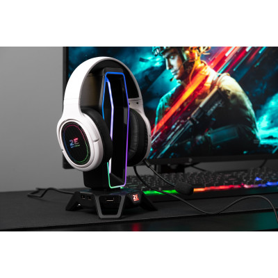 Гарнітура ігрова 2E GAMING HG330, 7.1, USB-A, RGB, 2м, білий