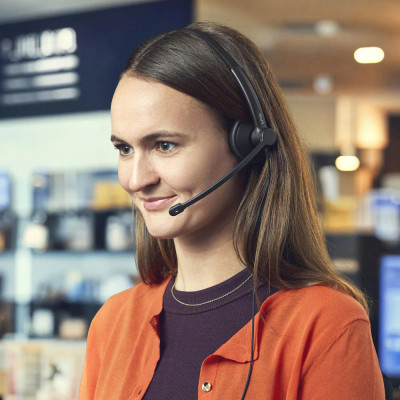Гарнітура комп'ютерна моно On-Ear EPOS IMPACT 100 MS, USB C + A, Microsoft Teams, односпрямований, 2м, Чорний Гарнітура комп'ютерна моно On-Ear EPOS IMPACT 100 MS, USB C + A, Microsoft Teams, односпрямований, 2м, Чорний