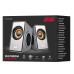 Акустична система 2E PCS204, 2.0, USB, Silver