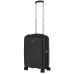 Валіза 2E, Aero, поліпропілен, мала, 35/44 л, TSA, 4 колеса, EXP, чорна