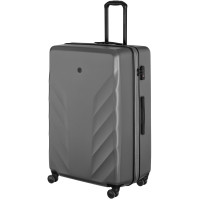 Валіза Wenger, Motion, полікарбонат, гігант, 81см, 135/157л, TSA, 4 колеса, сірий Валіза Wenger, Motion, полікарбонат, гігант, 81см, 135/157л, TSA, 4 колеса, сірий
