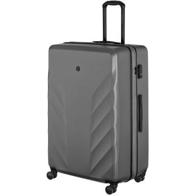 Валіза Wenger, Motion, полікарбонат, гігант, 81см, 135/157л, TSA, 4 колеса, сірий