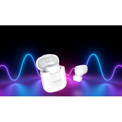 Гарнітура TECNO Minipods M1 Mono White