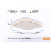Світильник накладний CEILING SKYNE 330мм Square 24Вт 4000K