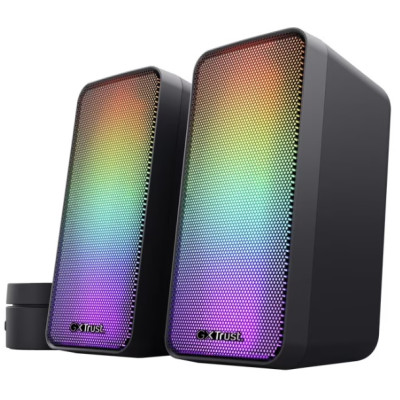 Акустична система Trust GXT 611 Wezz, USB/AUX,  RGB/Knob, чорний