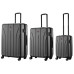 Набір валіз Wenger, Oryson 3 в 1, (S,M,L), пластик, 4 колеса, сірий