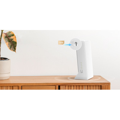 Маршрутизатор MERCUSYS MB130-4G AC1200, 4G/LTE, 1xFE LAN, 1xFE WAN Маршрутизатор MERCUSYS MB130-4G AC1200, 4G/LTE, 1xFE LAN, 1xFE WAN