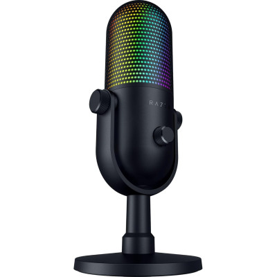 Мікрофон геймінговий Razer Seiren V3 Chroma, Uni, RGB, USB-A, 2м, чорний