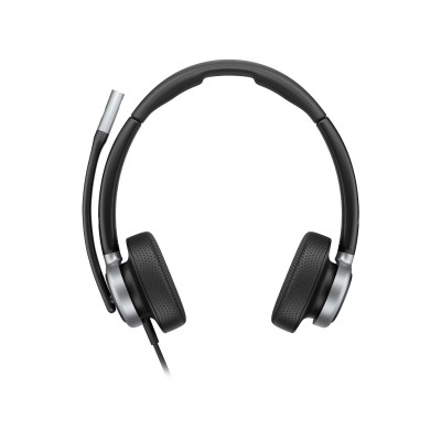 Гарнітура комп'ютерна стерео On-ear HP Poly Mission 625, USB-A, USB-C, 2 x Uni-mic, AI noise reduction, Teams, Zoom, Google Meet, чорний