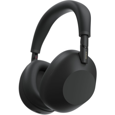 Навушники Over-ear Sony WH-1000XM6 BT 5.3, ANC, Hi-Res, AAC, LDAC, LC3, Wireless, Mic, Чорний