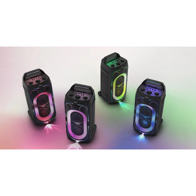 Акустична система Samsung MX-ST50F 240Вт, 2.0, BT, USB, 3.5 Mini Jack, IPX4, Party Lights+, SBC, AAC, чорний
