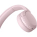 Навушники On-ear Sony WH-CH520 BT 5.2, SBC, AAC, Wireless, Mic, Рожевий
