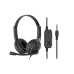 Гарнітура ПК стерео On-ear 2E CH12 mini-jack, omni-mic, 1.2м, чорний
