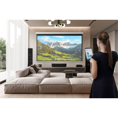 Проєктор домашнього кінотеатру Epson EH-QS100B UHD, 4500 lm, LASER, 0.16,  чорний