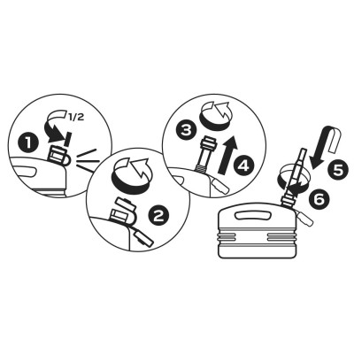 Каністра Neo Tools паливна антистатична 20л пластик HDPE, гнучкий злив, 1.46кг, червоний