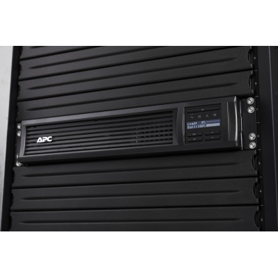 Джерело безперебійного живлення APC Smart-UPS 1000VA/700W, RM 2U, LCD, USB, SmartConnect, 4xC13 Джерело безперебійного живлення APC Smart-UPS 1000VA/700W, RM 2U, LCD, USB, SmartConnect, 4xC13