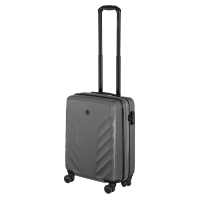 Валіза Wenger, Motion, полікарбонат, мала, 55см, 30/40л, TSA, 4 колеса, сірий Валіза Wenger, Motion, полікарбонат, мала, 55см, 30/40л, TSA, 4 колеса, сірий