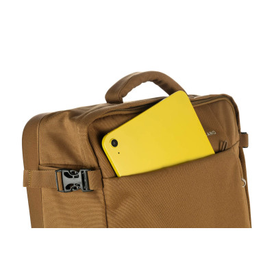 Сумка дорожня на 2-х колесах, Tucano Tugo S Trolley, 34л, поліестер, коричнева