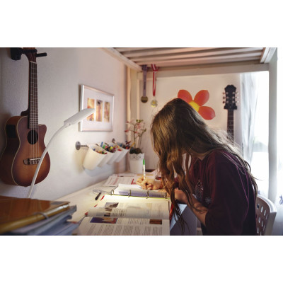 Лампа настільна з акумулятором OSRAM Panan Clip 5.2Вт 4000К 1000мАг USB-A білий