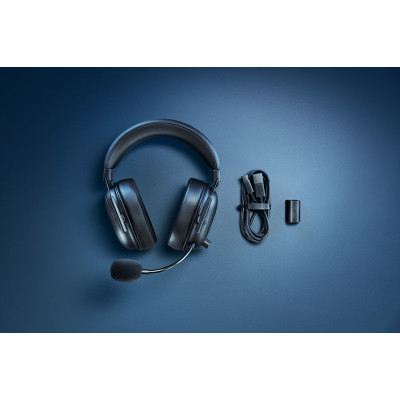 Гарнітура Razer BlackShark V2 HyperSpeed, USB/WL, чорний