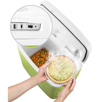 Холодильник дорожній Sencor, 44x46х29.2, 29л, 1дв., зелений Холодильник дорожній Sencor, 44x46х29.2, 29л, 1дв., зелений