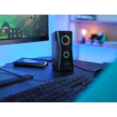 Акустична система Trust GXT 606 Javv 2.0, USB/AUX, RGB, чорний